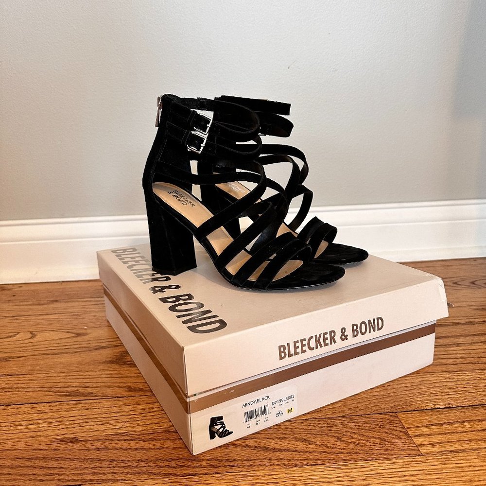 BLEECKER & BOND STRAPPY BLOCK HEEL
